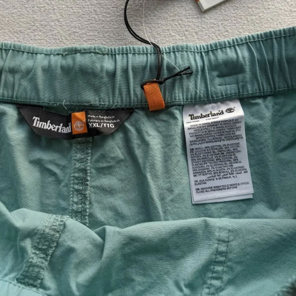 Men's Timberland Progressive‎ Utility Shorts Size XXL Mineral Blue 7
